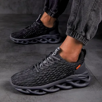 YRZL Men's Casual Shoes Breathable Lightweight Comfortable Walking Sneakers Non-Slip Sole Athletic Sports Shoes for Men Outdoor 1