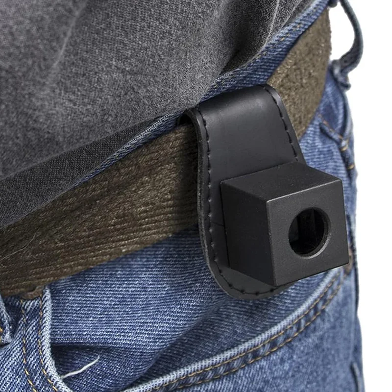 Billiard Chalk Holder Pool Cue Magnetic With Belt Clip Portable Fix Bag Billiards Accessory