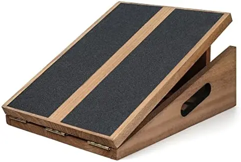 

Professional Slant Board Calf Stretcher Adjustable Incline Stretch Squat Wedge, Posture Board Wooden Physical Therapy , Non Sli