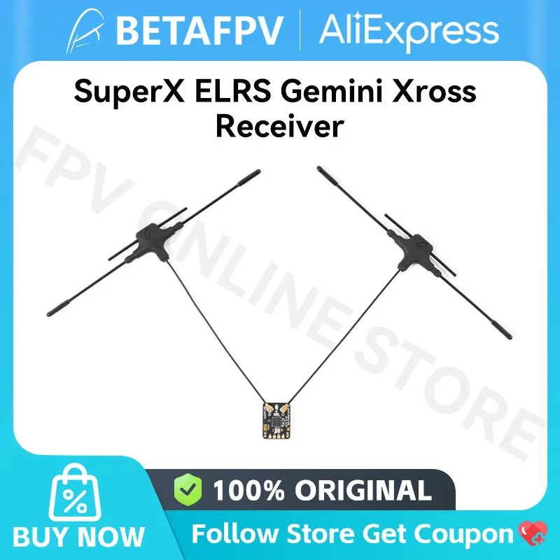 Récepteur ELRS BETAFPV SuperX Nano/Mono 2.4G 915M 868M pour Drone FPV