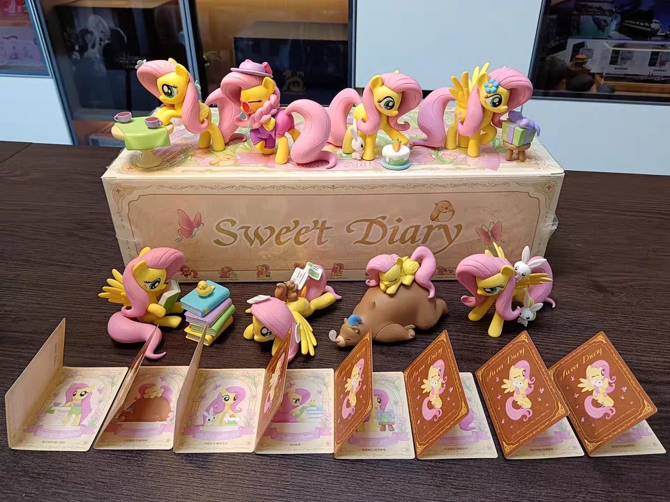 Original My Little Pony Fluttershy Sweet Diary Series Blind Box Ornament Actionfigur Cartoon Dekor Sammlerspielzeug Weihnachtsgeschenk – Detail 4