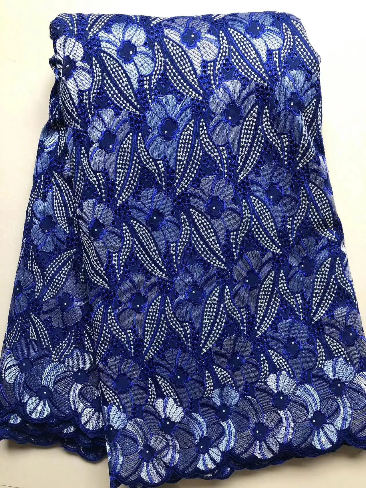 

Африканская сухая хлопчатобумажная кружевная ткань 2023, высококачественные нигерийские кружевные ткани с вышивкой камнями, швейцарская вуаль, кружево, швейцарская шитье QF2007