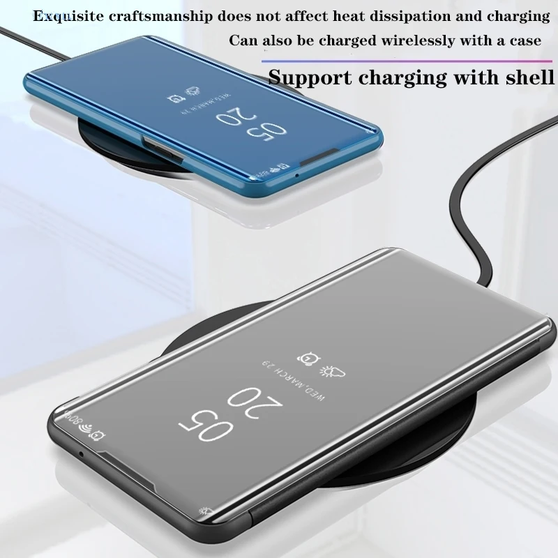 Funda de teléfono con espejo inteligente para Samsung Galaxy A02S