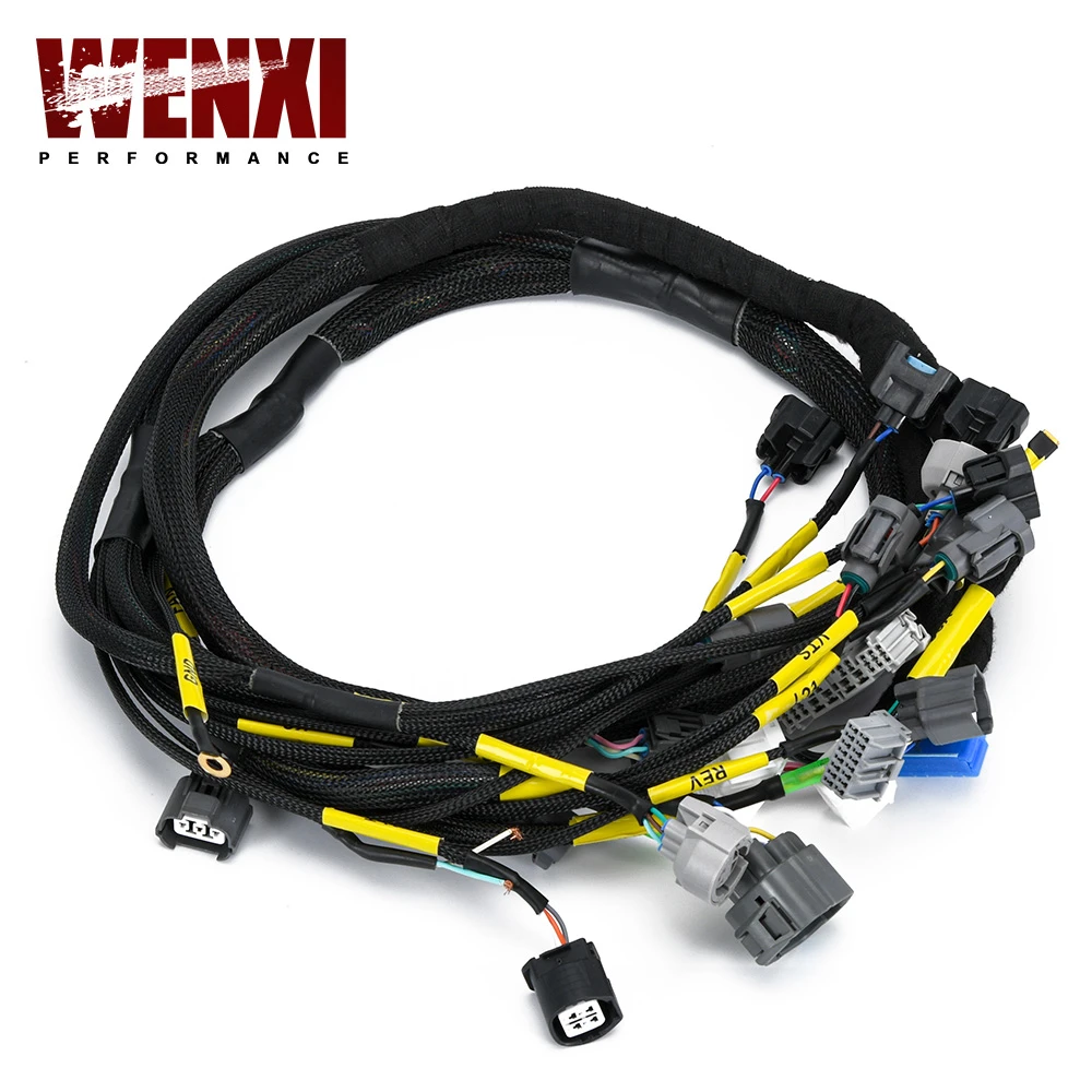 Tucked Engine Harness For 9200 Honda Civic Integra B16 B18 D16 Ek Eg Em Engine Motor Wiring