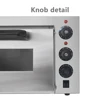 XEOLEO 13' Electric Pizza Oven Baker Oven Single Layer Stainless Steel Baking Machine Commercial Professional baking oven 4