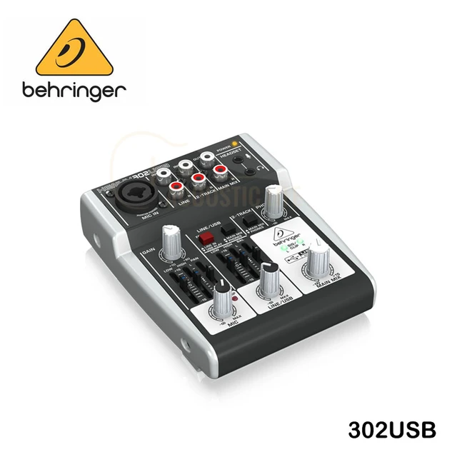 Behringer-xenyx　302USBプレミアムミキサー,xenyxマイク付き5入力,音楽アクセサリー　AliExpress