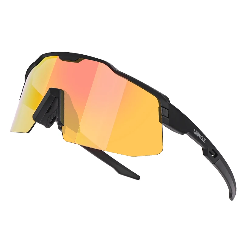 

LeBycle Polarized 3 Lens Set Cycling Sunglasses Sports MTB Bicycle Eyewear Riding Road Bike Glasses Goggles