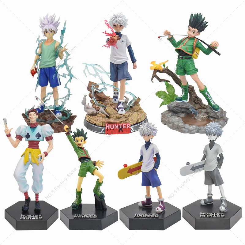 Hunter X Hunter Anime Figure Gon Freecss Killua Zoldyck PVC Toy Action