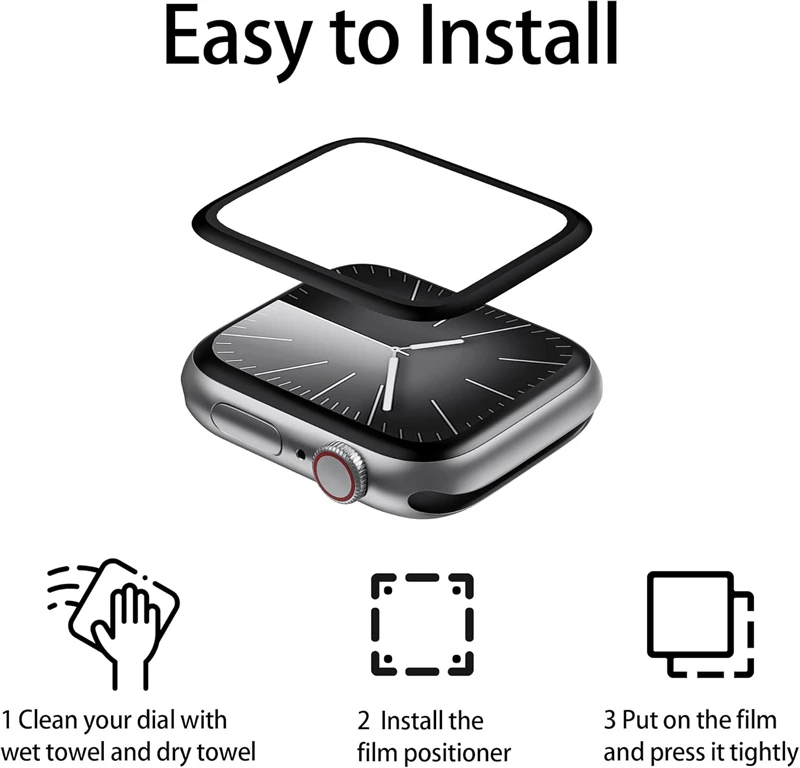 Premium Screen Protector for Apple Watch - Durable Film Accessory