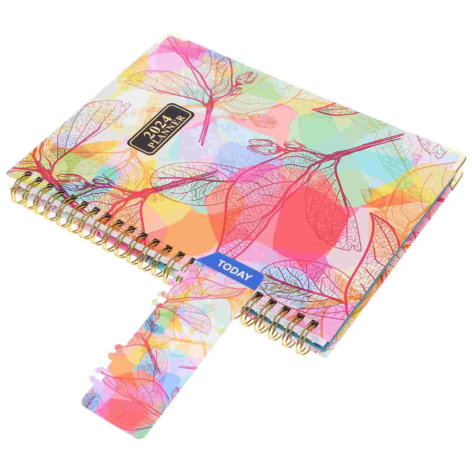 

Портативный блокнот, студенческий планировщик, Офисная книга для записей, спиральный переплет, планировщик, Органайзер