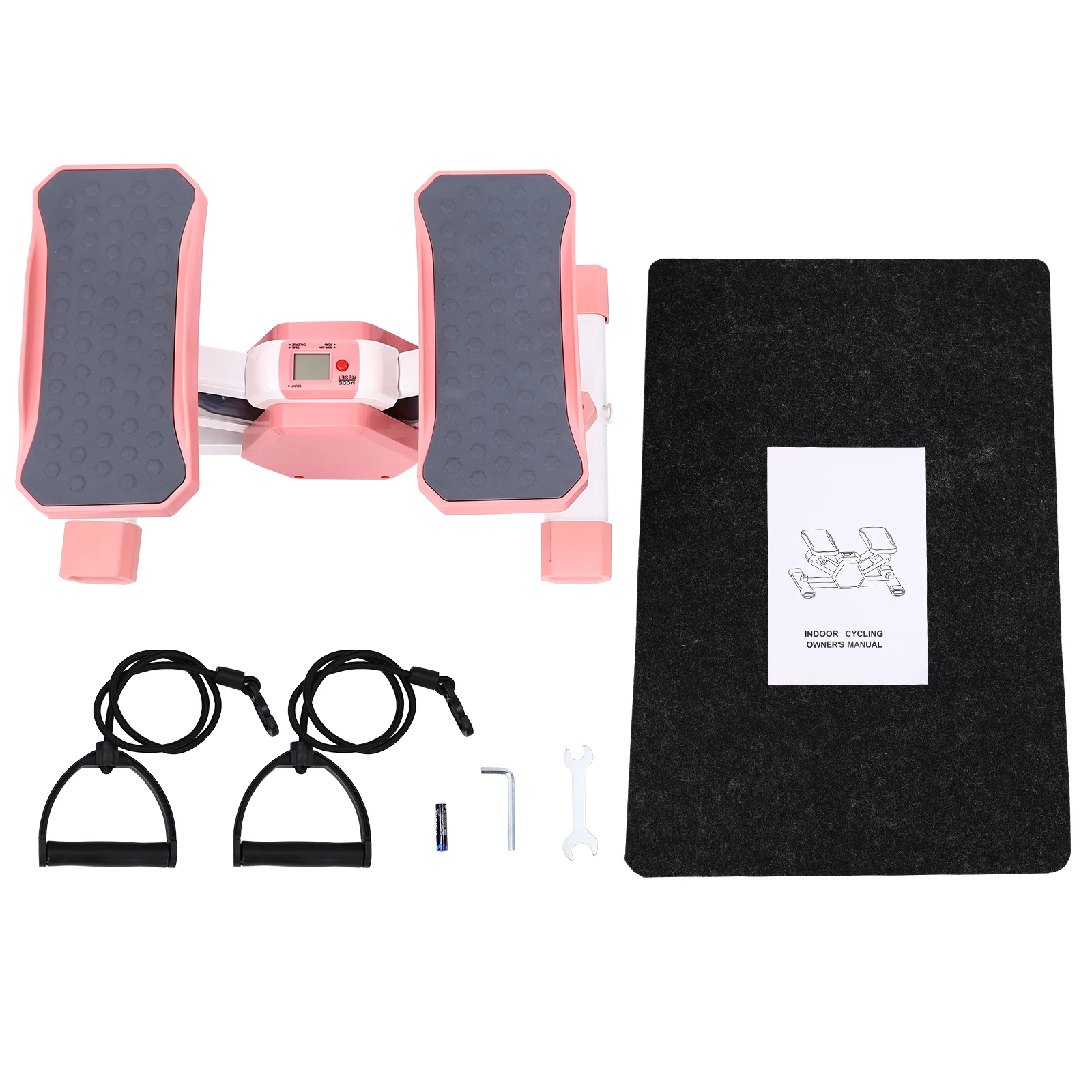 Multi-functional Mini Steppers Stair Twist Steppers at Home Portable Workout Equipment Space-saving Home With Resistance Band 3