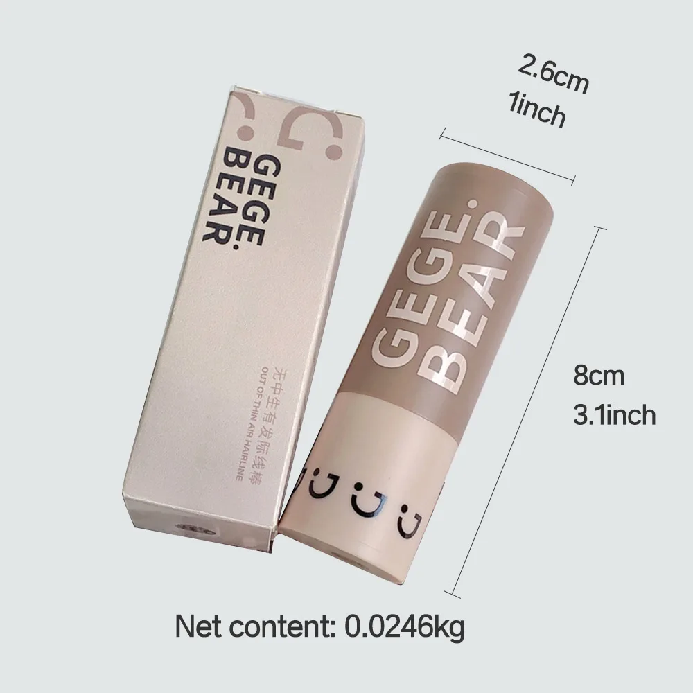 Gege Bear Waterproof Hair Shadow Powder Women Men Hair Concealer Natural Cove Hairline Shadow Stick
