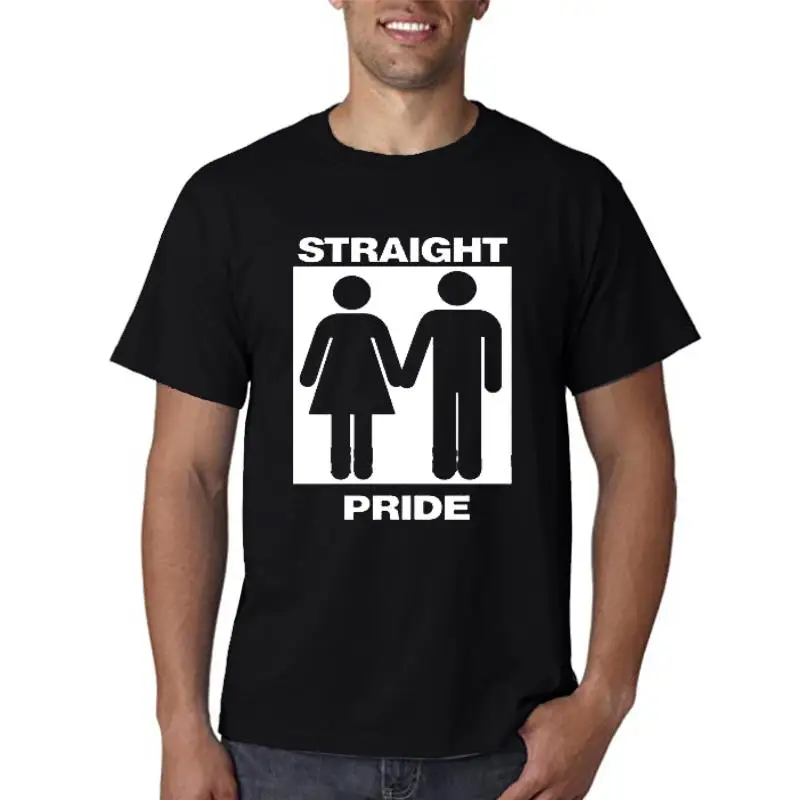 

STRAIGHT PRIDE T SHIRT hetro christian conservative support traditional marriage