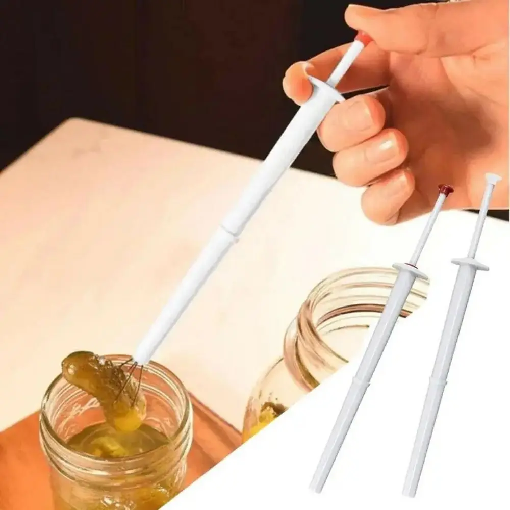Kitchen Clips Multifunction Pickle Picker 4 Claw Convenient Food Grabber Tools Reusable Plastic Pickle Pincher Kitchen - 2