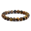 6mm 8mm Natural Tiger Eye Bangle High Quality Men Natural Energy Stone Beads Healing Bracelet Fashion Women Jewelry Gift Pulsera