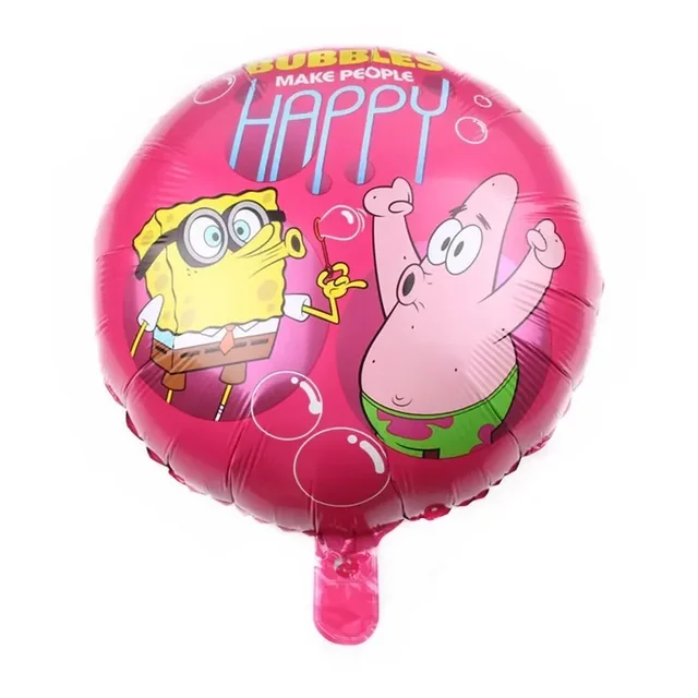 1 pièces dessin animé Bob l'éponge pantalons carrés Patrick étoile ballons en aluminium fille garçon enfants fête d'anniversaire décor bébé douche hélium Globos 5