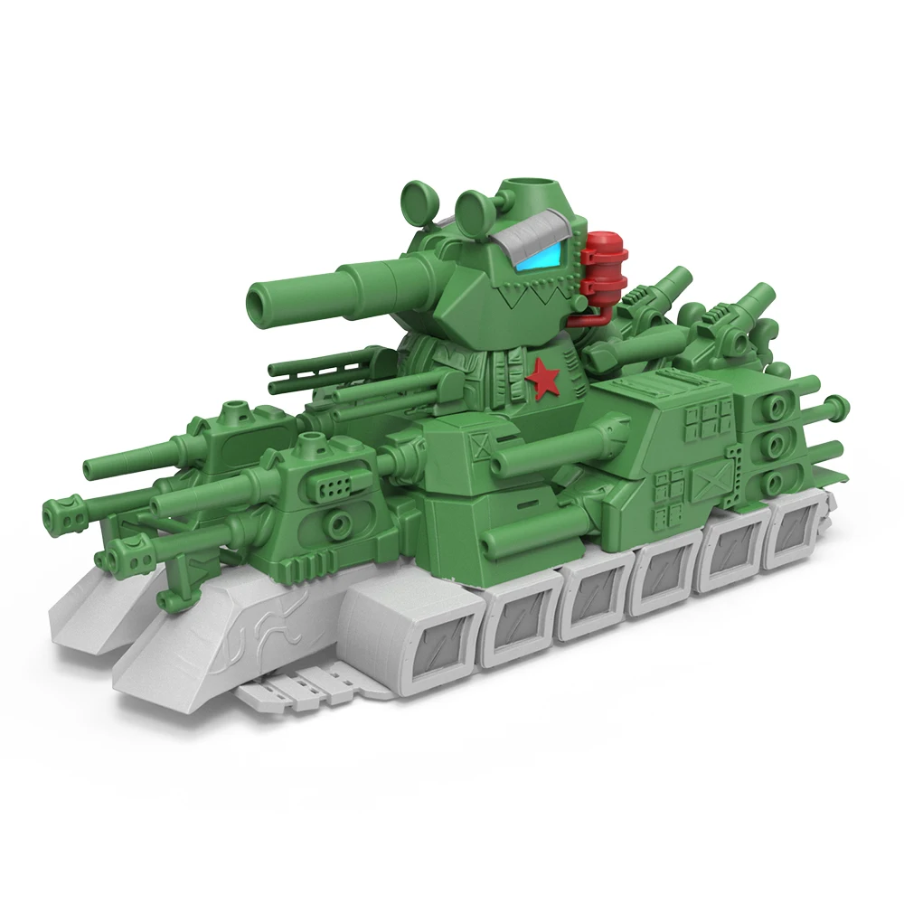 3D Printed Half-Tracked Military Tank Action Figure - Creative Collectible Toy for Birthdays and Holidays