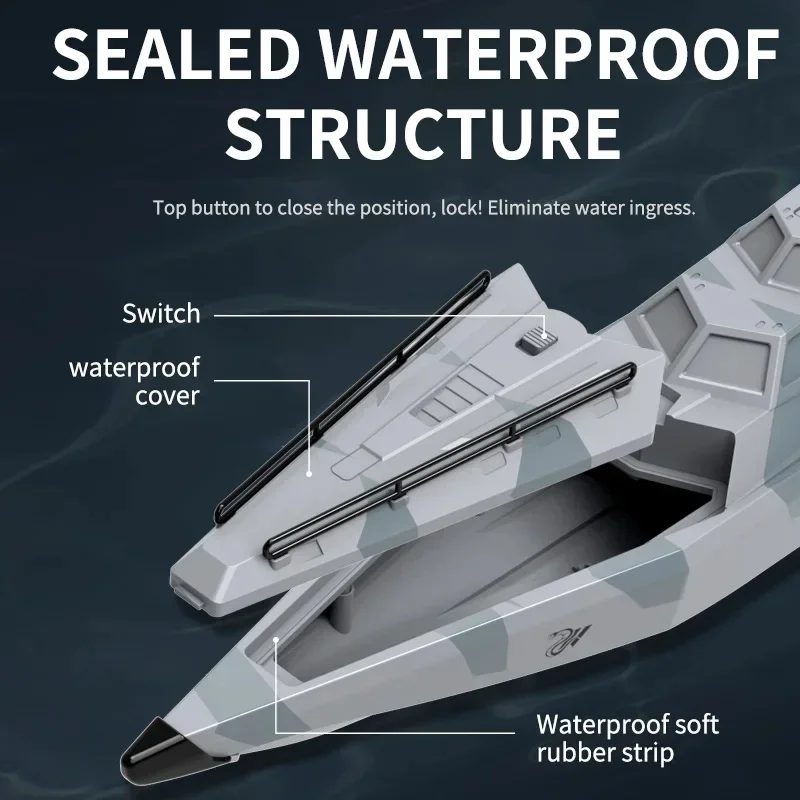 RC Boat 2.4GHz TY727 RC TURBOJET PUMP High-Speed Remote Control Jet Boat Low Battery Alarm Function adult Children Toy Gift 6