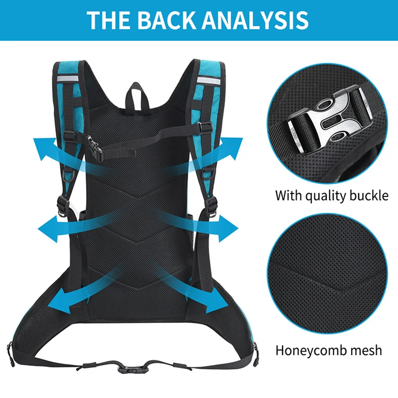 2Liter Water Bag Backpack Set MTB Bike WaterBag Rucksack Bicycle Hydration Backpack Cycling Sports Refill Water Bladder Knapsack 6