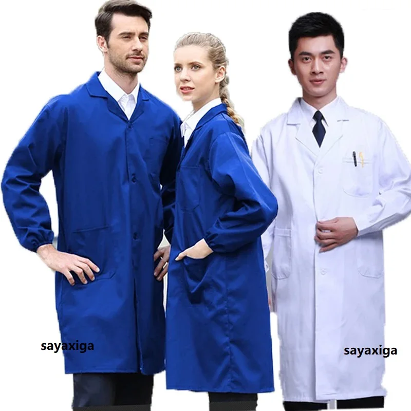 WorkClothingLabCoatFoodFactoryUniformsDustProofOverallsLong