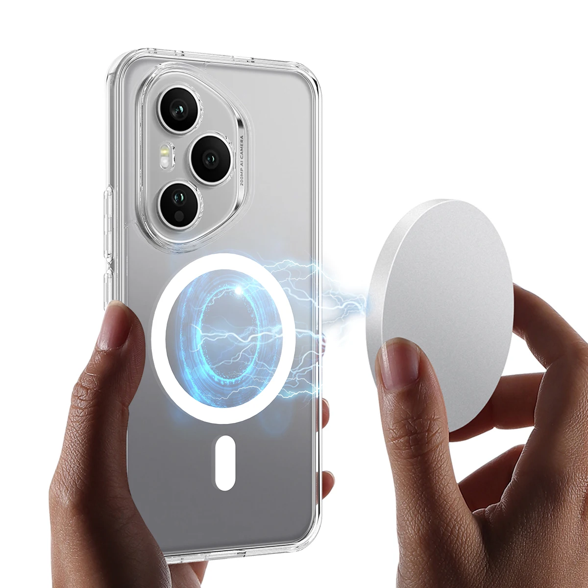 MagSafe Magnetic Acrylic Transparent Scratch-Proof Hard Case