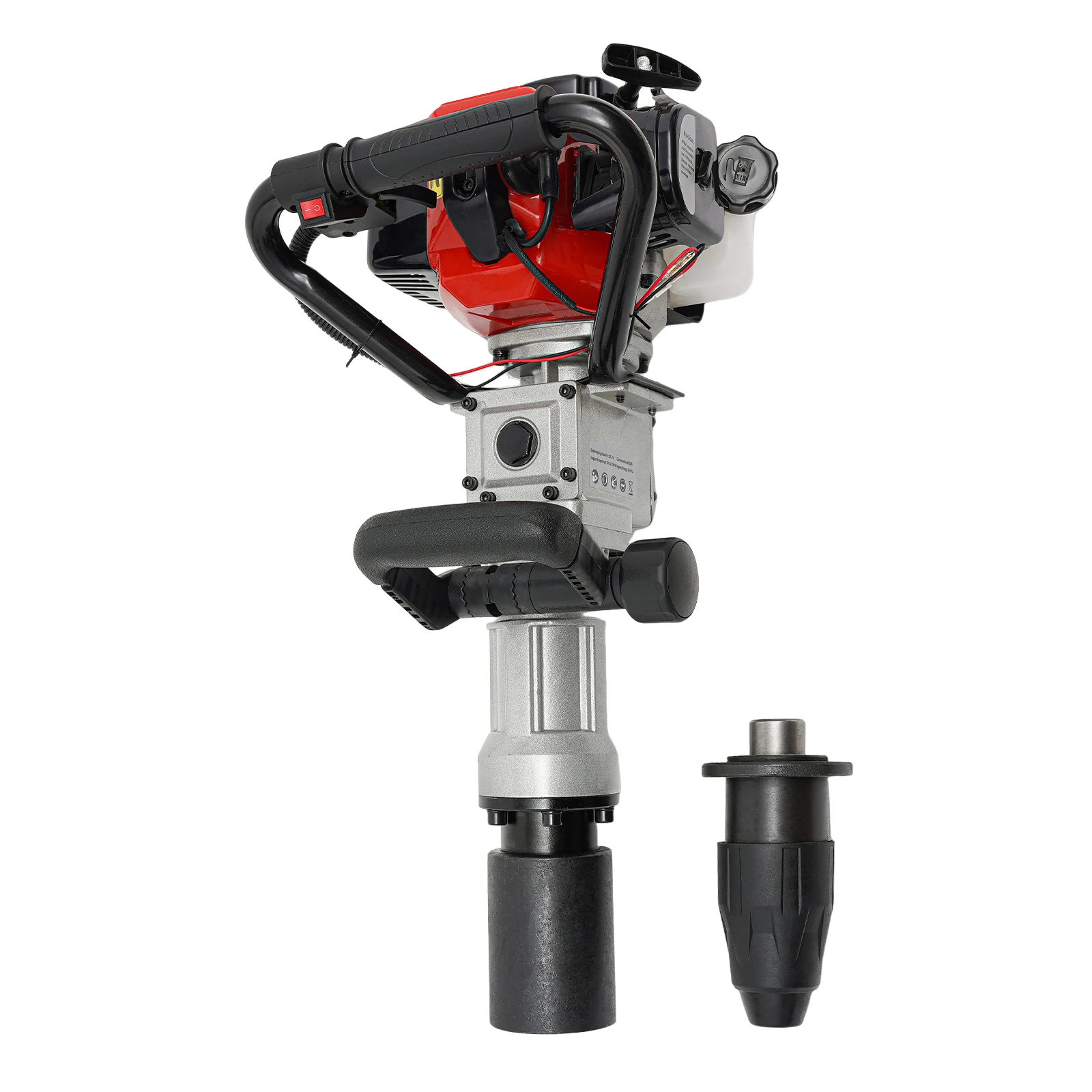 1000W 32.7cc Piling Machine Two-stroke Engine Gasoline Two-stroke Pile Driver With A Conversion Head 5