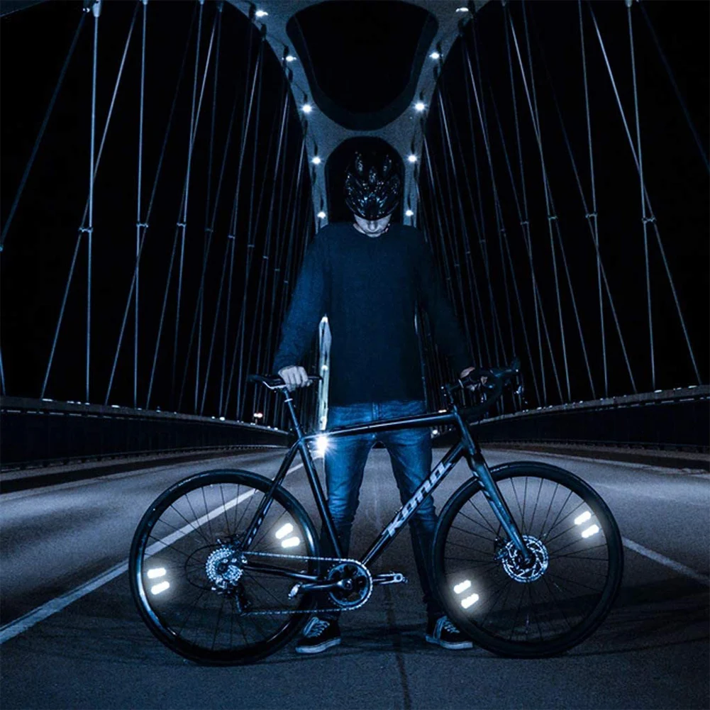 Bicycle Warning Reflector MTB Road Bike Cycing Wheel Rim Spoke Reflective Lamps bike accessories