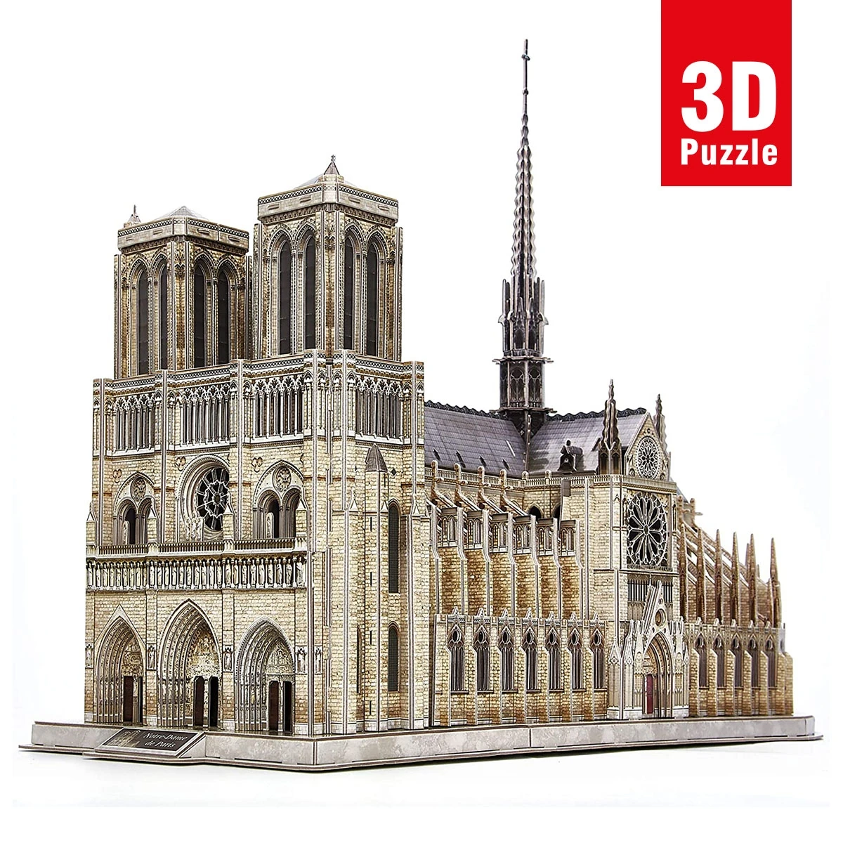 Кубический веселый пазл 293 штук 3D Нотр-Дам | Игрушки и хобби