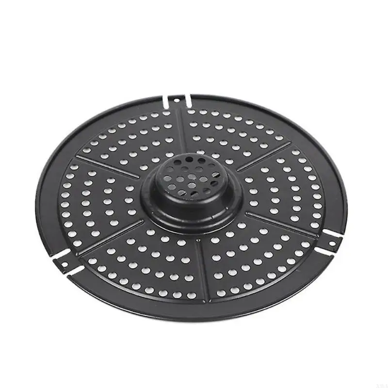 N3UA Air Fryer Replacement Grill Pan Parts Round Crisper Plate Deep Fryer Pan