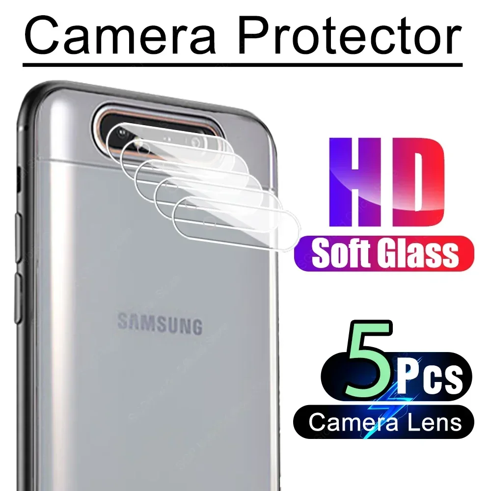 

Защитное стекло для объектива камеры Samsung A80 A90 5G A91 Galaxy A8 Plus A9 2018 Z, 5 упаковок