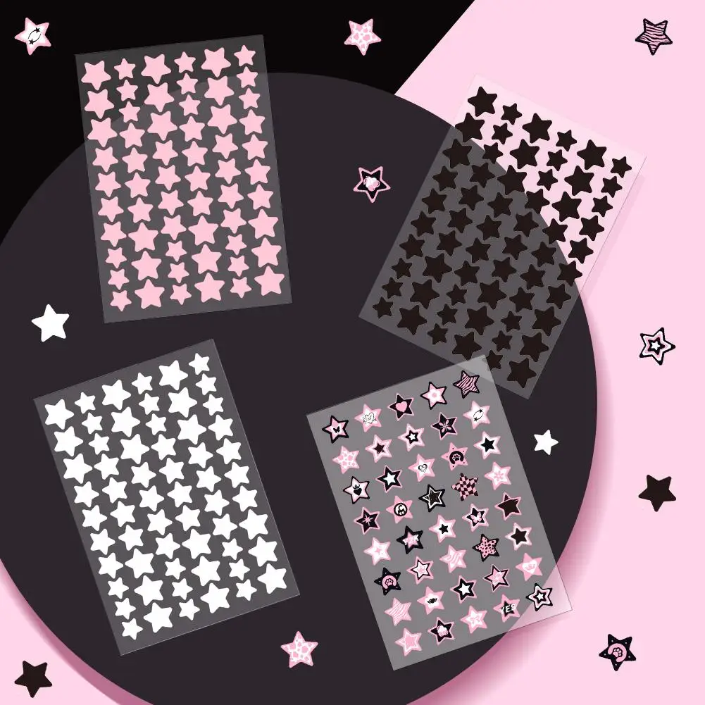 220pcs Stars Acne patch Acne removal Concealer Invisible Spots Covering patch Y2K Sweet & cool style Acne mark patch makeup tool
