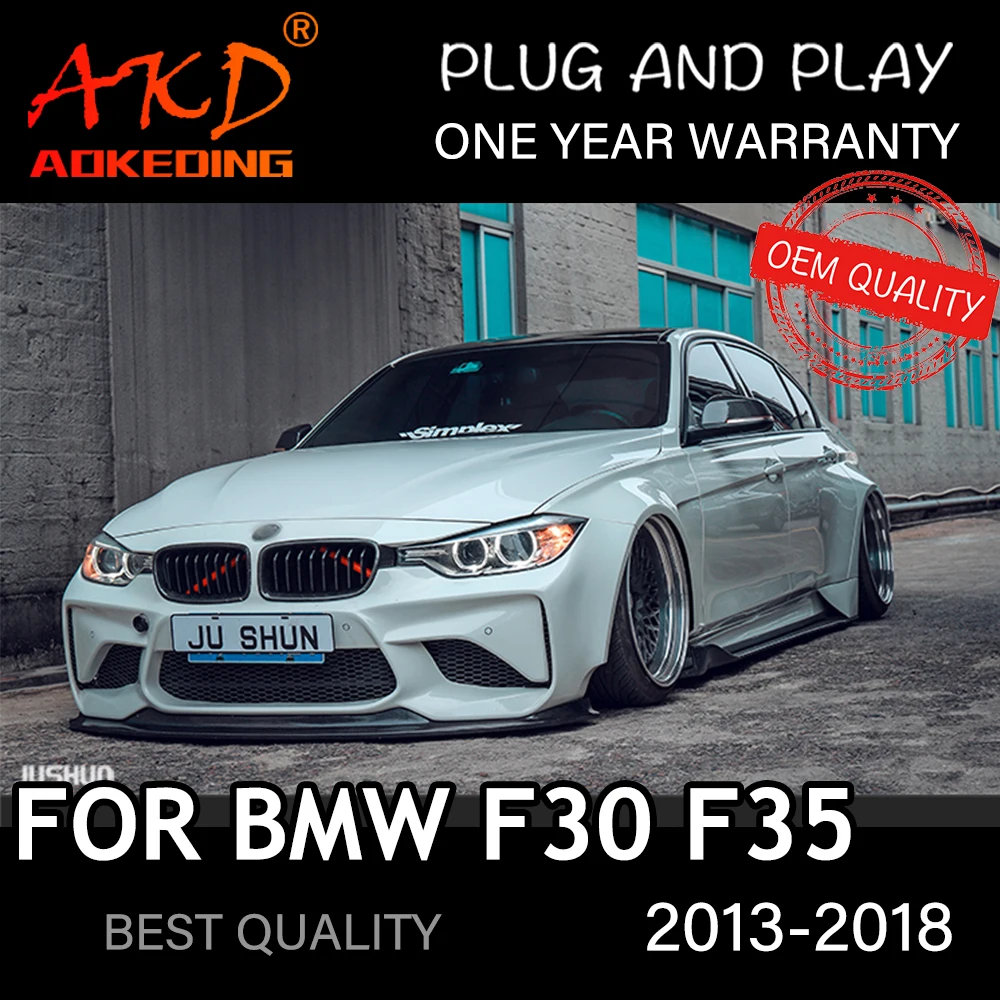Bmw f30 2013-2018用ヘッドライト,カーアクセサリー,led,drlヘラ,5