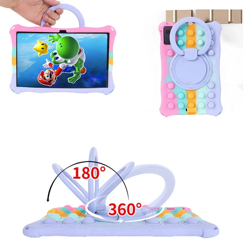 Capa da Tabuleta para Xiaomi Redmi Almofada 10.61 Polegada 2023 Case 360 Rotação do Suporte Capa Funda Redmi Almofada 10.61 Kids Shell Crianças Capa de Silicone Macio - Imagem 4