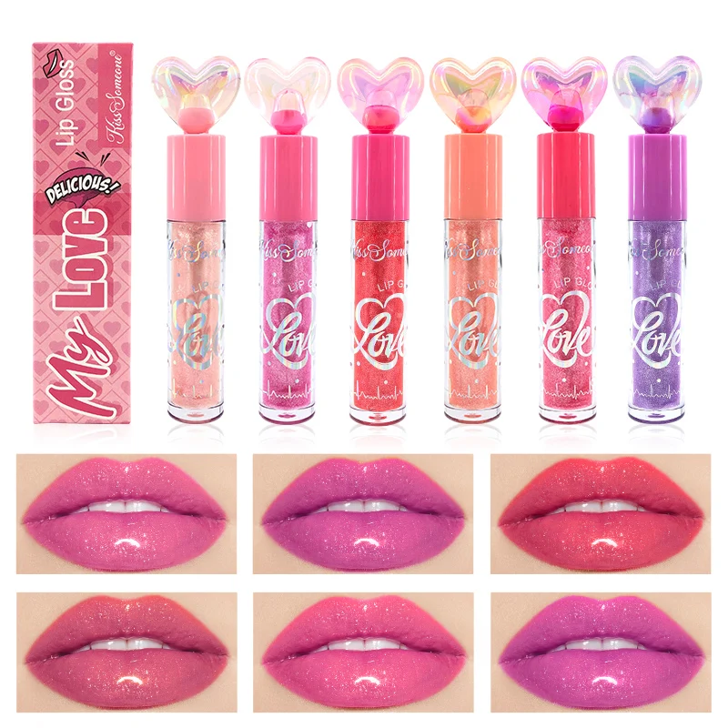 6 color fruit lip curling oil, a moisturizing lipstick, can prevent dry lips. It comes with a moisturizing agent