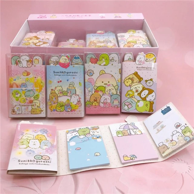 Kawaii Cute Sumikkogurashi Notepad Note Paper Sticky Note Stationery 24Pcs  Ins Birthday Gifts Girlfriend Gifts Toys For Girls - AliExpress