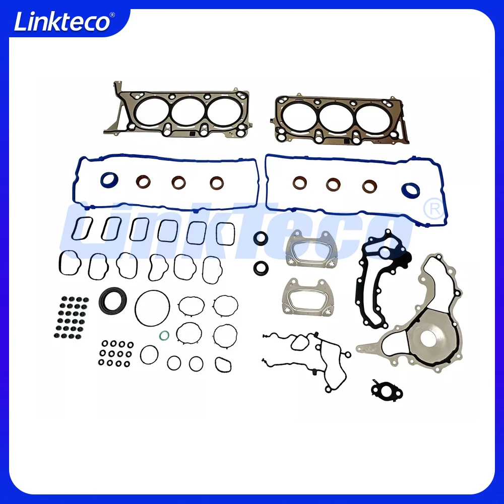 Engine Cylinder Head Full Gasket Set Rear oil seal For 16-23 3.6 T L JEEP Grand Cherokee Wrangler Dodge Chrysler Ram 1500 3.6L