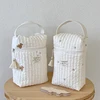 Embroidered Mommy Bag Hangable Stroller Zipper Portable Diaper Wet Bag Storage Bag 2