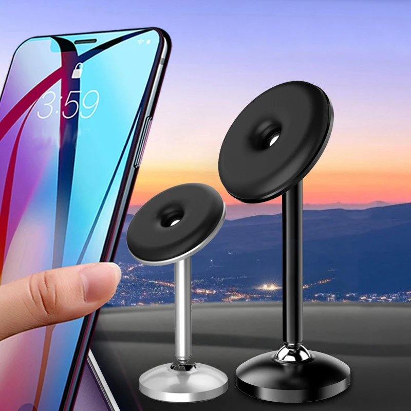 Universelle magnetische Auto-Handyhalterung für iPhone 15 16 17 Pro Max, Armaturenbrett-Halterung aus Aluminiumlegierung, magnetische Auto-Handyhalterung, GPS-Halterung