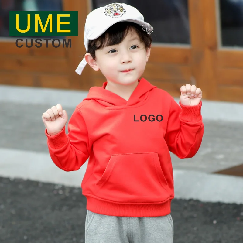 2023 Your Own Design Logo Picture Customized Print Hoodies Kids Children Sweatshirts Clothing Baby Boy Girls DIY Cotton Pullover 2