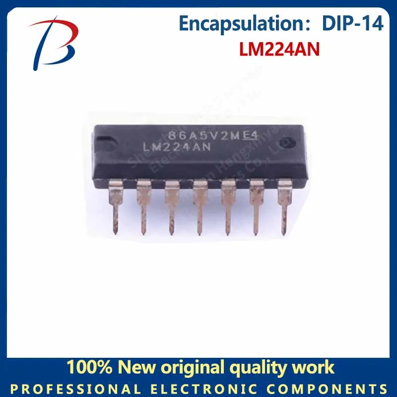 

5pcs LM224AN package DIP-14 in-line operational amplifier chip