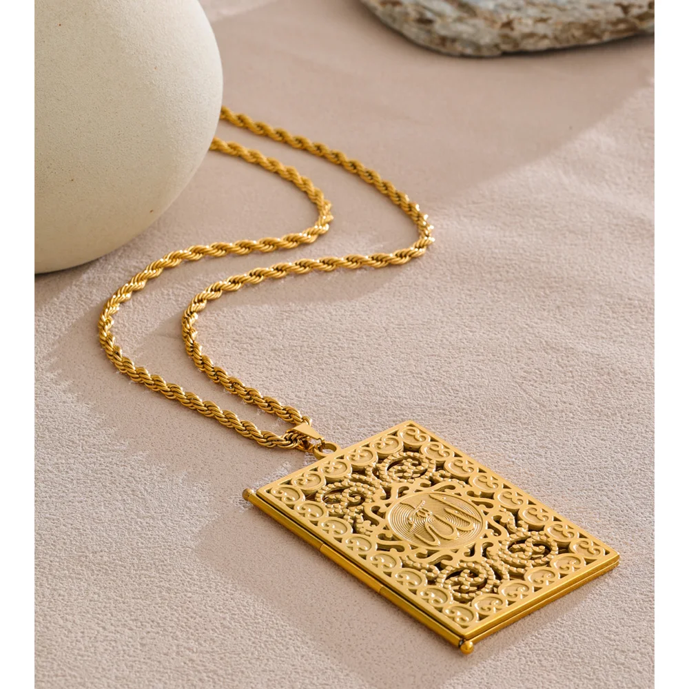 Yhpup Pendant Stainless Steel Waterproof