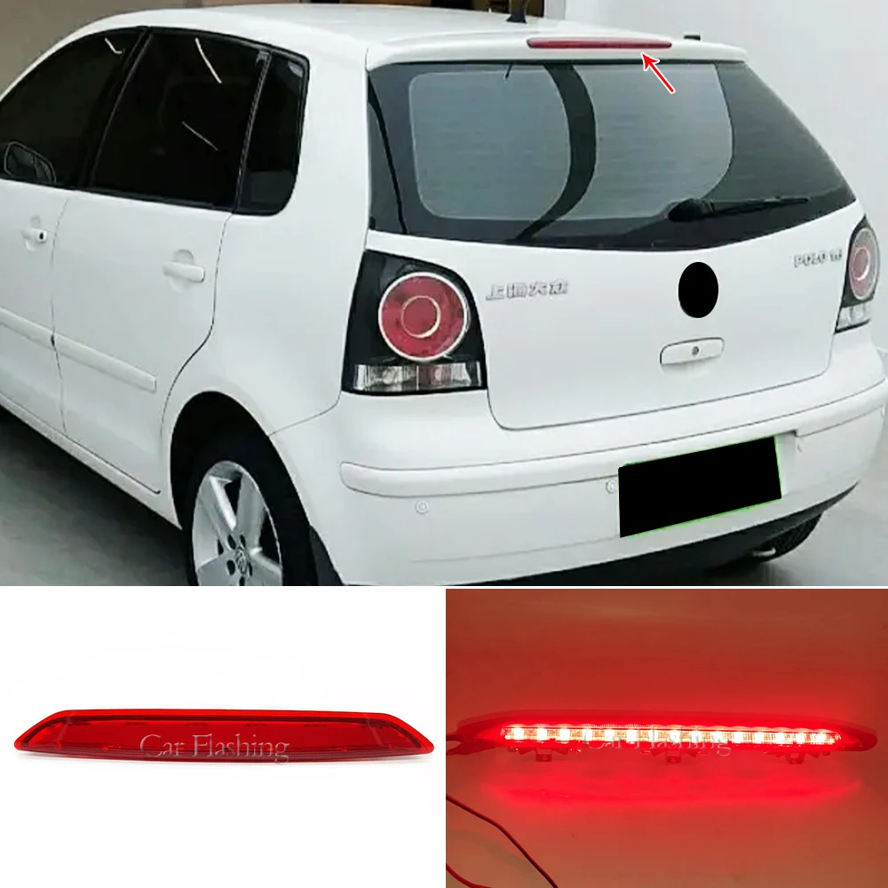 1Pcs Led Third Brake Light Projector Rear Red Tail Stop Lamp for VW