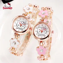 

Hello Kitty new fashion bracelet kt cat student watch children's hour needle quartz electronic watch