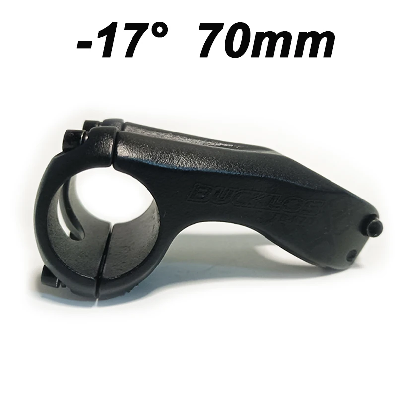 Potence Vélo BUCKLOS 90mm 17° – 31,8/28,6 Mm – Alu Blanc – VTT/Route
