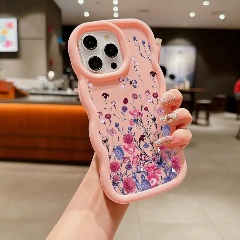 Daisy Flowers Candy Color Soft Phone Case Cover
