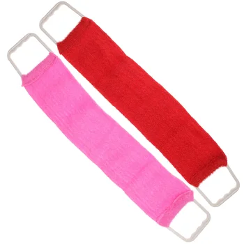 Scrubber da bagno Scrubber Asciugamano Doccia Massaggio per il corpo Cinghia per la schiena Forza del corpo Esfoliante Striscia per la schiena Doccia Sfregamento Cintura per la schiena Forniture per il bagno