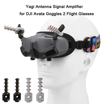Per DJI Avata occhiali 2 occhiali da volo Yagi Antenna amplificatore segnale Booster distanza Range Extender accessori per droni