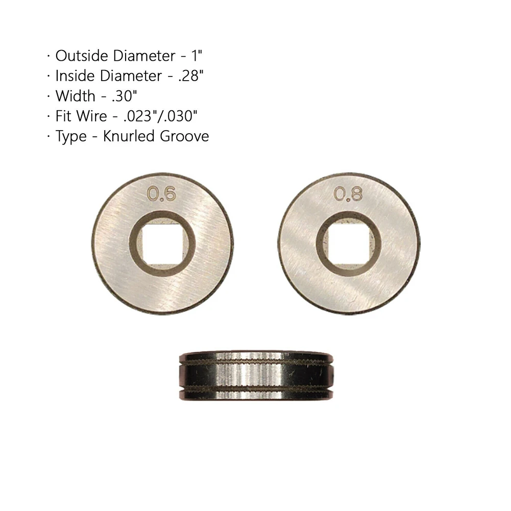 Rotolo Di Alimentazione Del Filo Di Saldatura Mig V U Knurl Groove Drive Roll .023 .030 .035 .045 Godet Wheel Zigrinato V U Groove Wire Feed