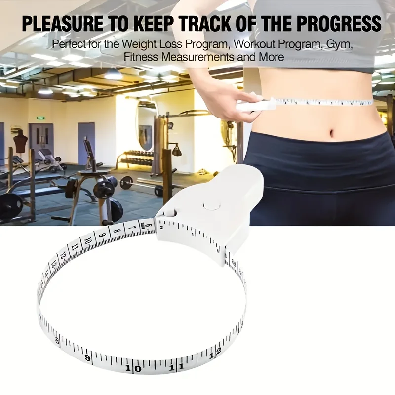 Automatic Telescopic Tape Measure Body Measuring Tape Sewing Ruler Tools Centimeter Tapes For Body Meter Measure White Tools