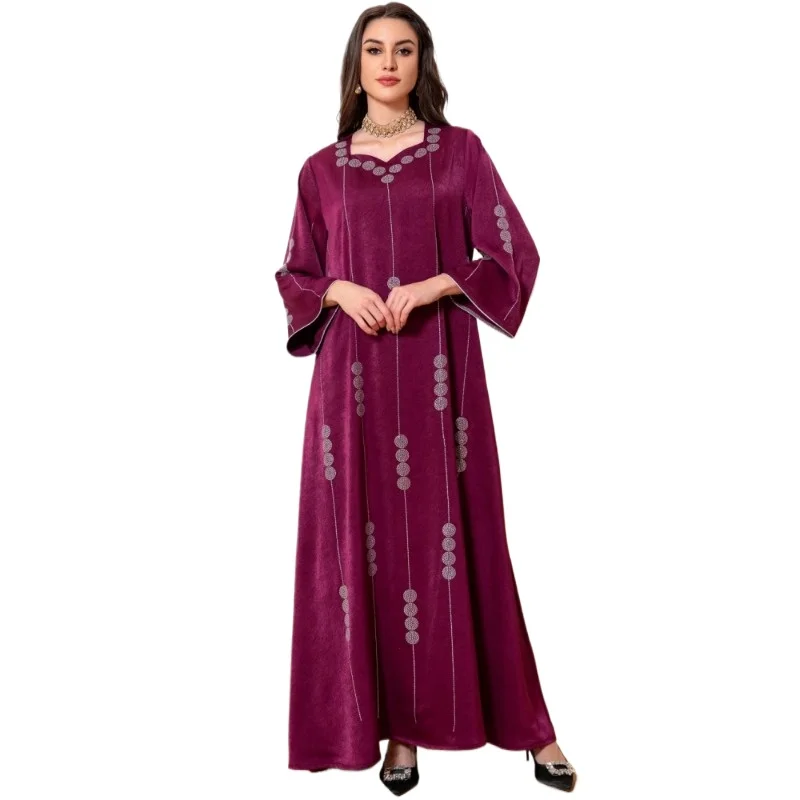 

African Dresses For Women Muslim Fashion Abayas Boubou Dashiki Ankara Outfits Evening Gown Dubai Kaftan Abaya Robe Marocaine